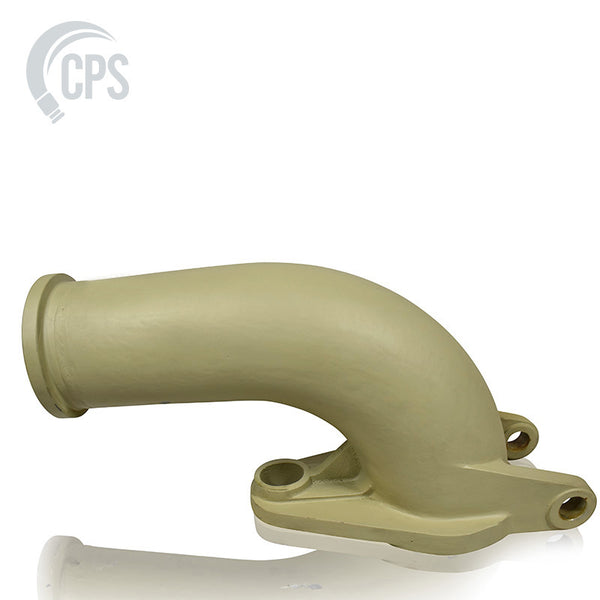 DN180 (7") Cast Steel to DN150 (6"), 90° Elbow, ZX Female Ends, No Grout Port, Hard-Faced