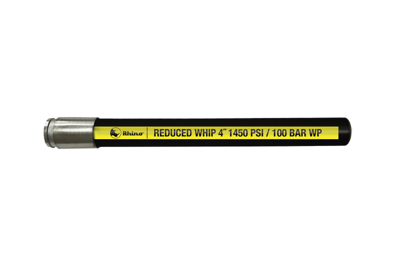 Rhino Reduced Whip 1450 PSI Wire Reinforced | 5" x 10' | One MPT End