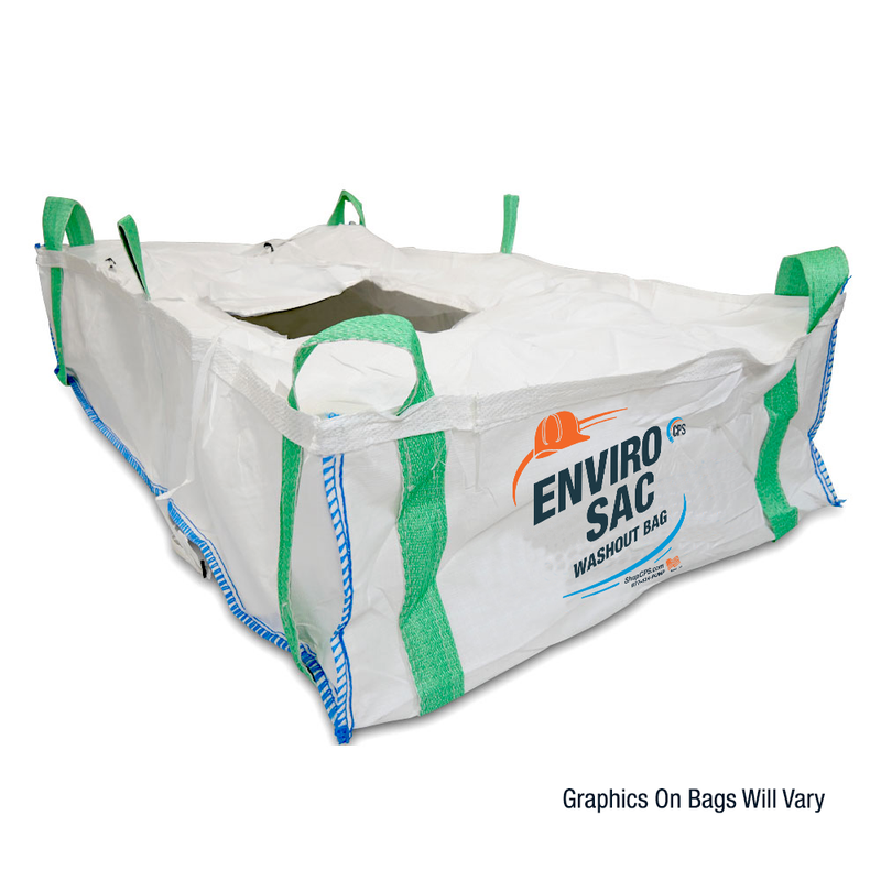 Large Hopper Washout Bag - Lined (L42" x W72" x H16" - 1.2CY)