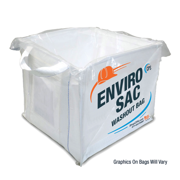 Chute Washout Bag - Lined, (L20" x W20" x H19" - 0.2CY)