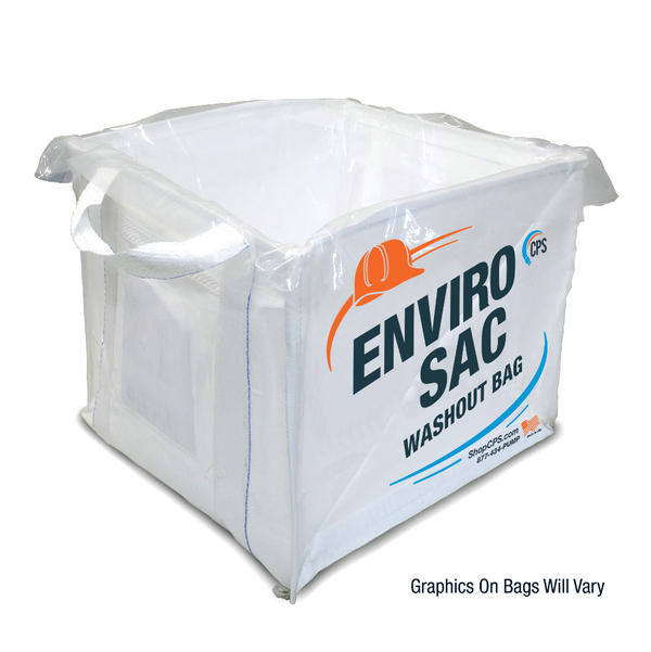 Large Chute Washout Bag - Lined (L25" x W25" x H20" - 0.3CY)