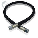 Hydraulic Hose, 2 Street Elbow, DN10 12 Elbow x 100mm