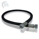 Hydraulic Hose, 2 Street Elbow, DN10 12 Elbow x 100mm