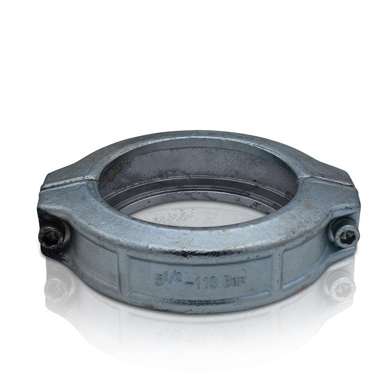 DN125 Forged Steel, Non-Adjustable 2-Bolt Clamp