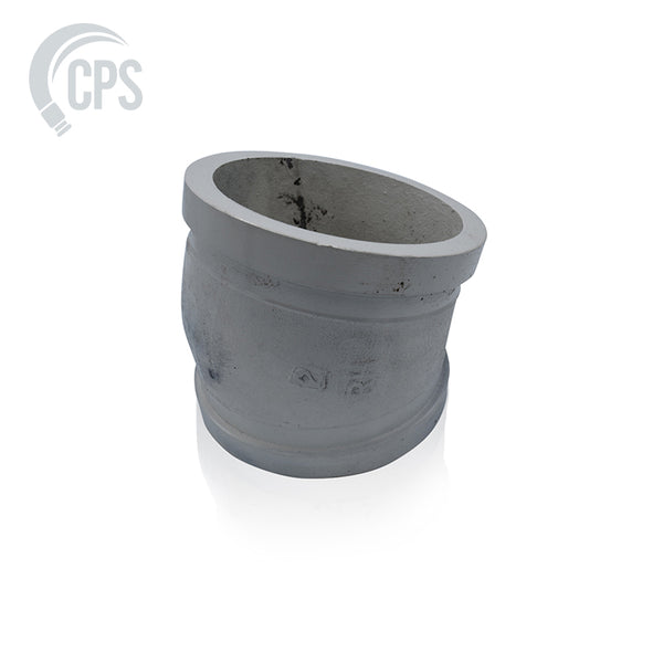 DN125 Cast Steel, Single Wall, 15° Boom Elbow