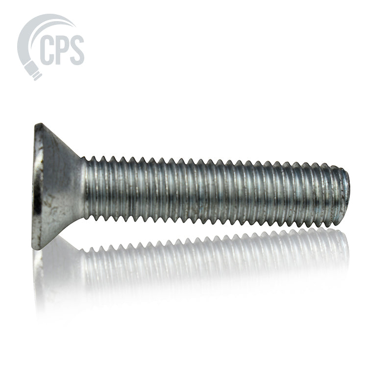 Socket Head (Flat) Cap Screw, ( 5/8" Diameter - 11  x 3" Long) ( Grade 5, Zinc Plated )