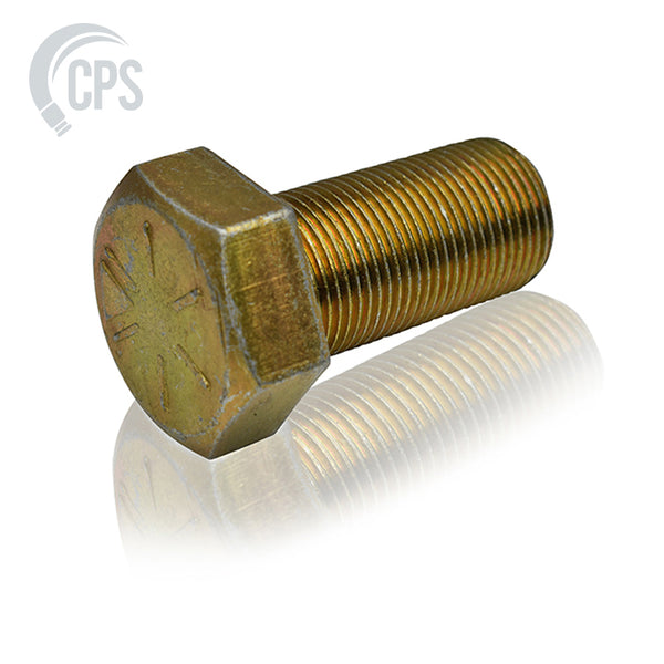 Hex Head Cap Screw, 1-1/4" x 2" (Grade 8) (Zink Plated) Unified National Fine Thread