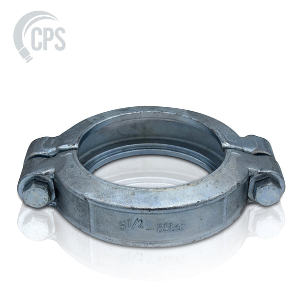 DN125 Forged Steel, Non-Adjustable, 2 Bolt Clamp - SK-S125/5,5