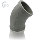 DN125 Cast Steel, Single Wall, 45° Boom Elbow