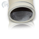 DN125 Chrome Carbide, Twin Wall W/2Extension, 45° Boom Elbow