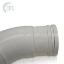 DN125 Chrome Carbide, Twin Wall W/2Extension, 45° Boom Elbow