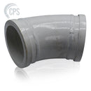 DN117 Chrome Carbide, Twin Wall, 45° Boom Elbow