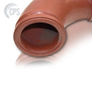 DN150 (6") Chrome Carbide Lined, Backend Elbow, Long Tangent