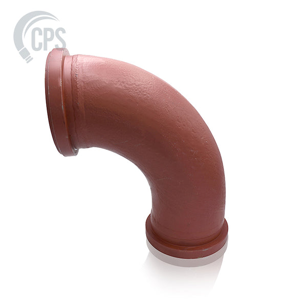 DN150/6", 90° Hard-Faced Elbow, Short Tangent