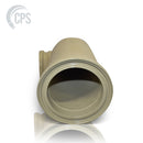 DN180 (7") Cast Steel to DN150 (6"), 90° Elbow, ZX Female Ends, W/Grout Port