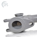 DN180 (7") Chrome Carbide to DN150 (6"), 90° Swing Out Elbow, ZX Female Ends, W/Grout Port