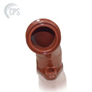 DN180 (7") Chrome Carbide Lined to DN150 (6"), Reducing Elbow W/ Offset