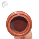 DN180 (7") Chrome Carbide Lined to DN150 (6"), Reducing Elbow W/ Offset