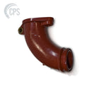 DN180 (7") Chrome Carbide Lined to DN150 (6"), Reducing Elbow W/ Offset