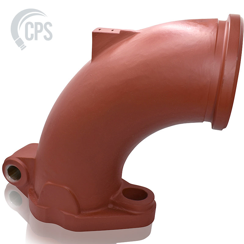 DN180 (7") Cast Steel to DN150 (6"), Reducing Elbow W/ Offset