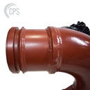 DN180 (7") Chrome Carbide Lined to DN150 (6"), Reducing Elbow