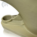 DN180 (7") Cast Steel to DN150 (6"), 90° Elbow, ZX Female Ends, No Grout Port, Hard-Faced