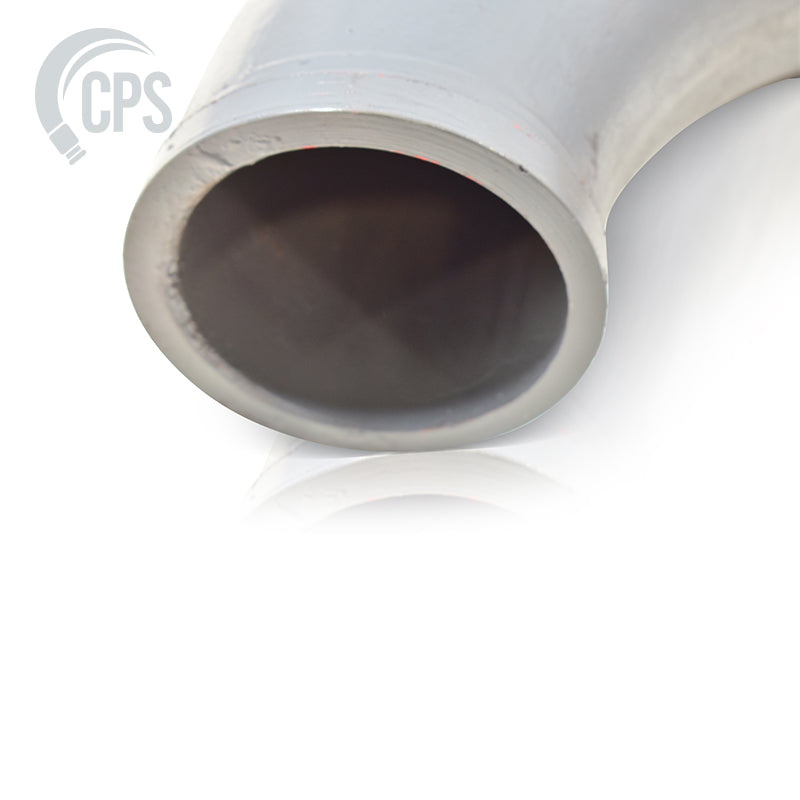 DN125 Cast Steel, Single Wall W/411mm Extension, 90° Boom Elbow
