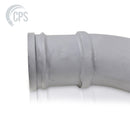 DN112 Chrome Carbide, Twin Wall W/100mm Extension, 90° Boom Elbow