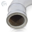 DN112 Chrome Carbide, Twin Wall W/100mm Extension, 90° Boom Elbow