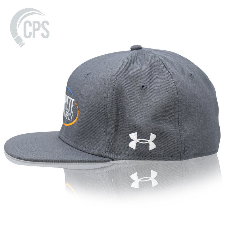 Grey, Flat Bill Baseball Cap_Under Armour